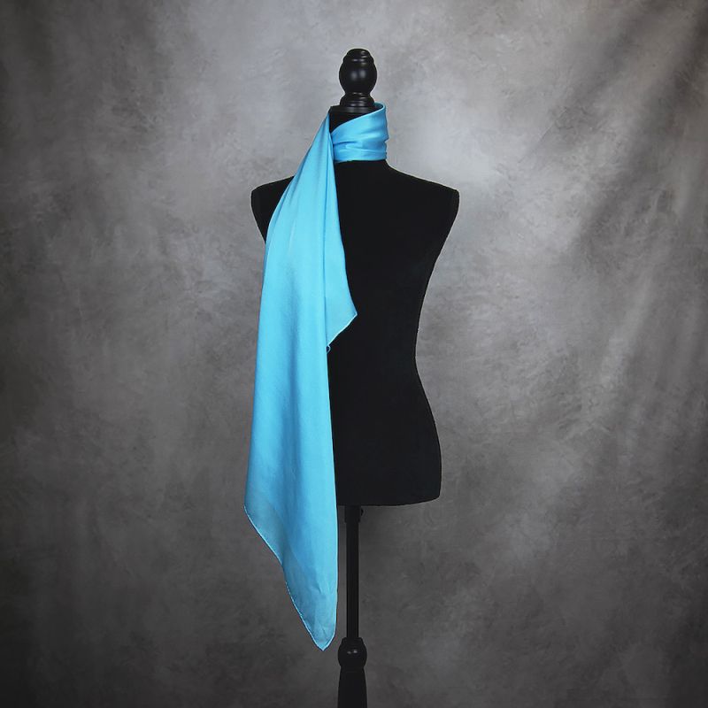 Hodvábna šatka TYRKYSOVÁ 90 x 90cm