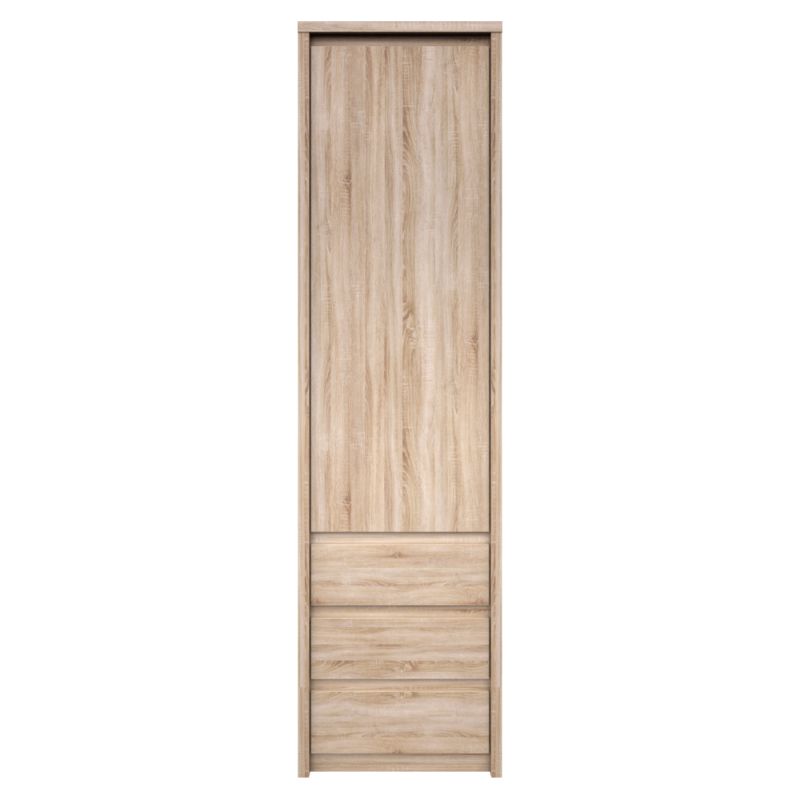 Regál, 57cm, dub sonoma, NORTY TYP 5 1D3S