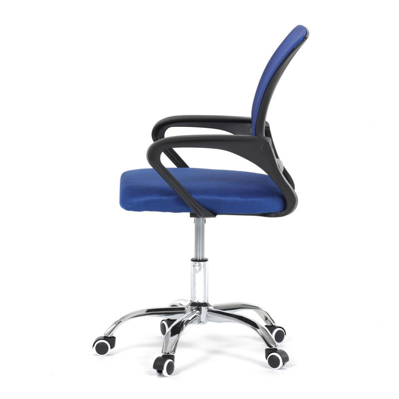 Detská stolička, modrá, sieťovina, 120 kg, KA-L103 BLUE