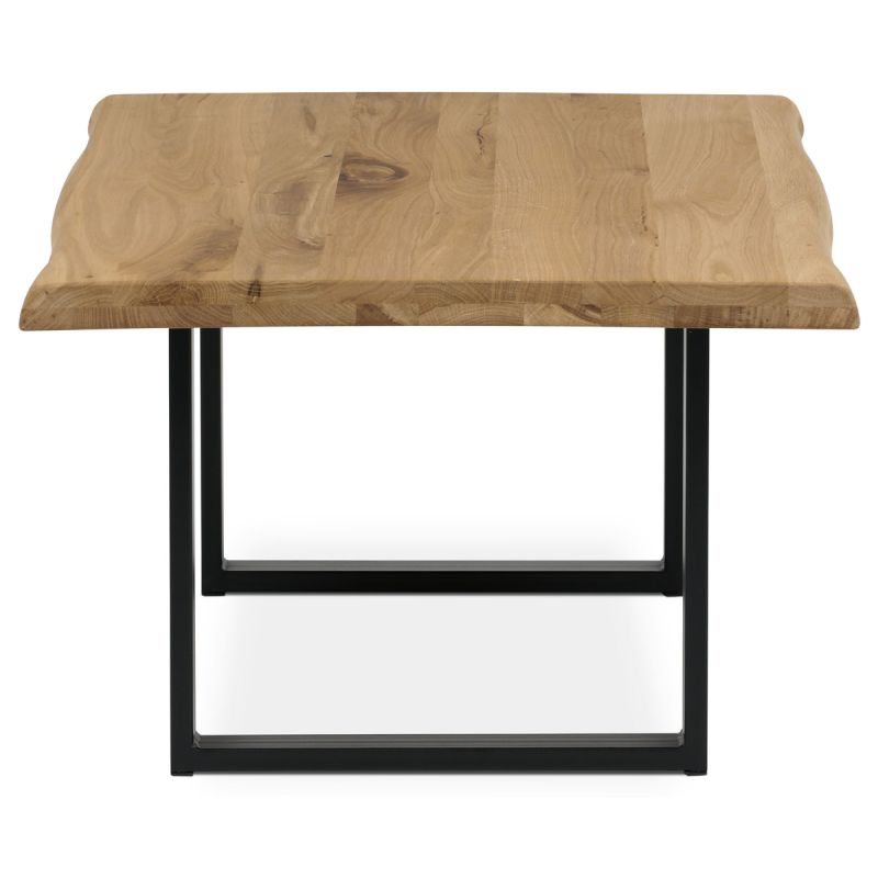 Konferenčný stolík, 110x70cm, masív, dub, KS-F110U DUB