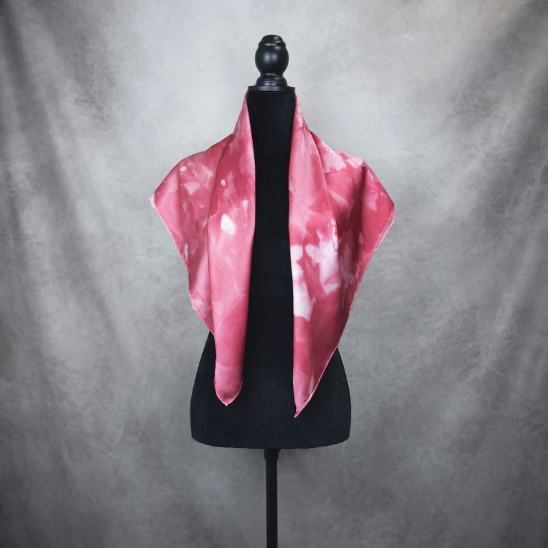 Hodvábna šatka LIMITED_091, Vyrobená na Slovensku, 90 x 90cm