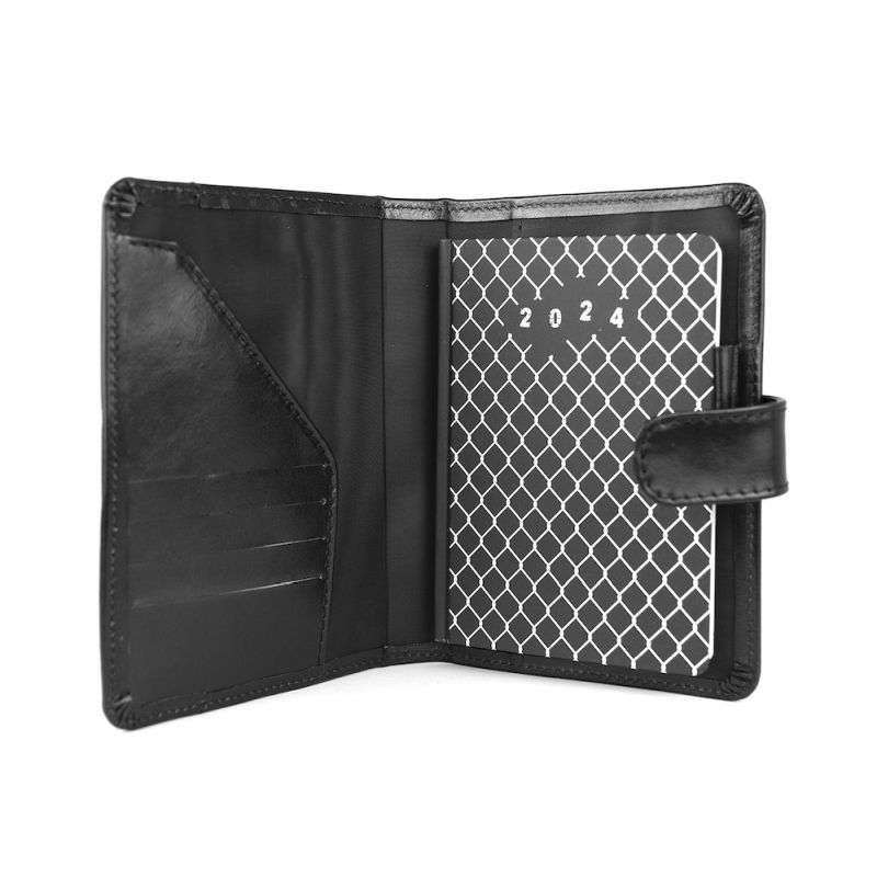 Kožený diár č.8087 v čiernej farbe