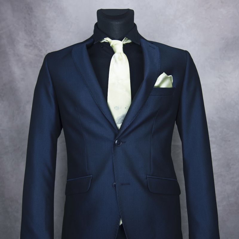 Hodvábna kravata + vreckovka LIMITED_02, Slovenská výroba