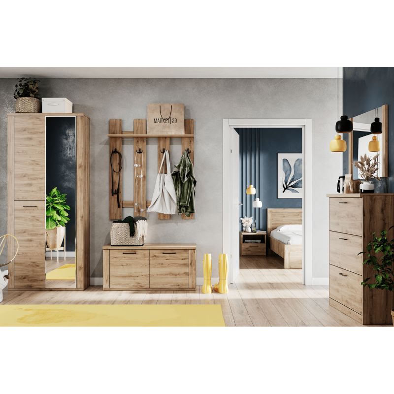 Zrkadlo, 58x75cm, dub navarra, DORSI 60