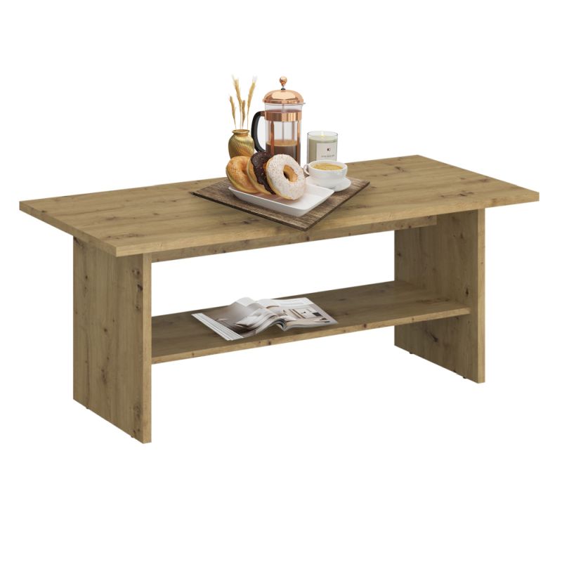 Konferenčný stolík, 120x57cm, dub artisan, AIRON