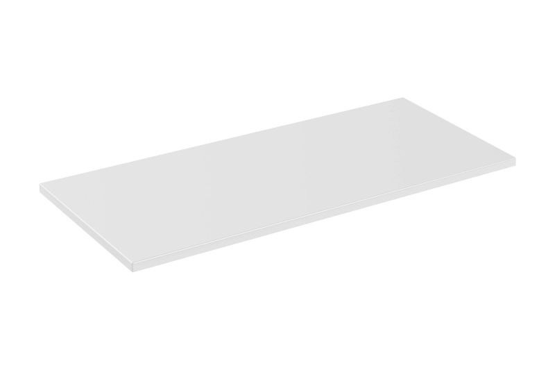 Kúpeľňová doska, 160cm, biela, ICONIC WHITE 89-160-B