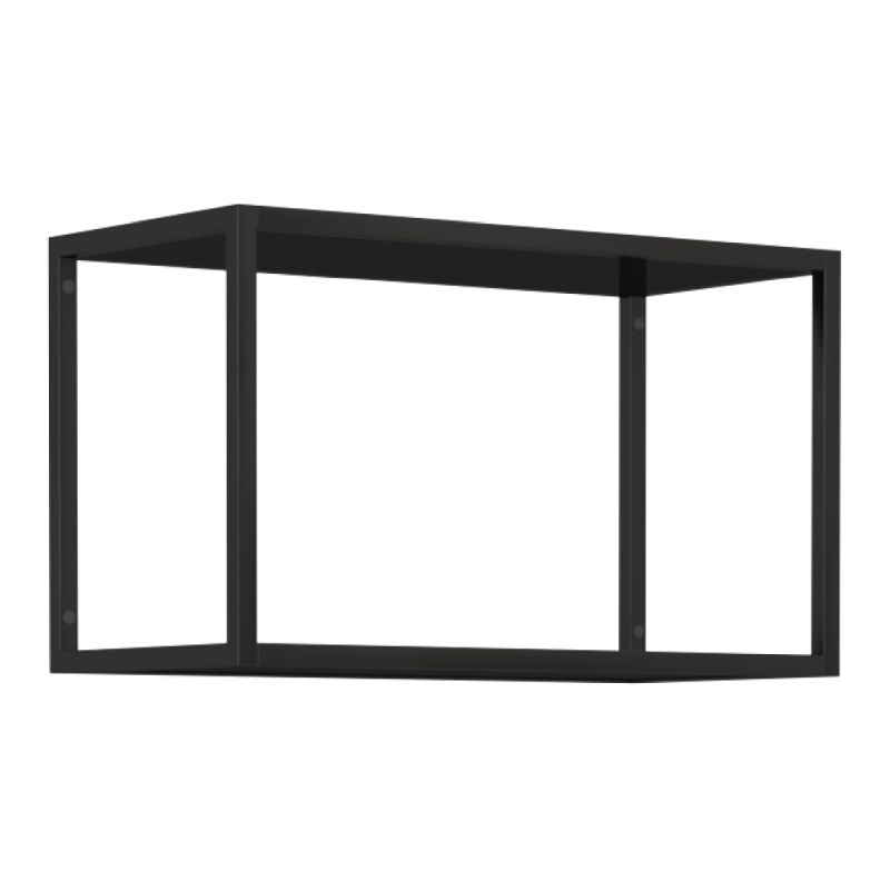 Polica, 60cm, čierna, ARAKA, MENZO, SIBER, ONE LOFT 60 G-36