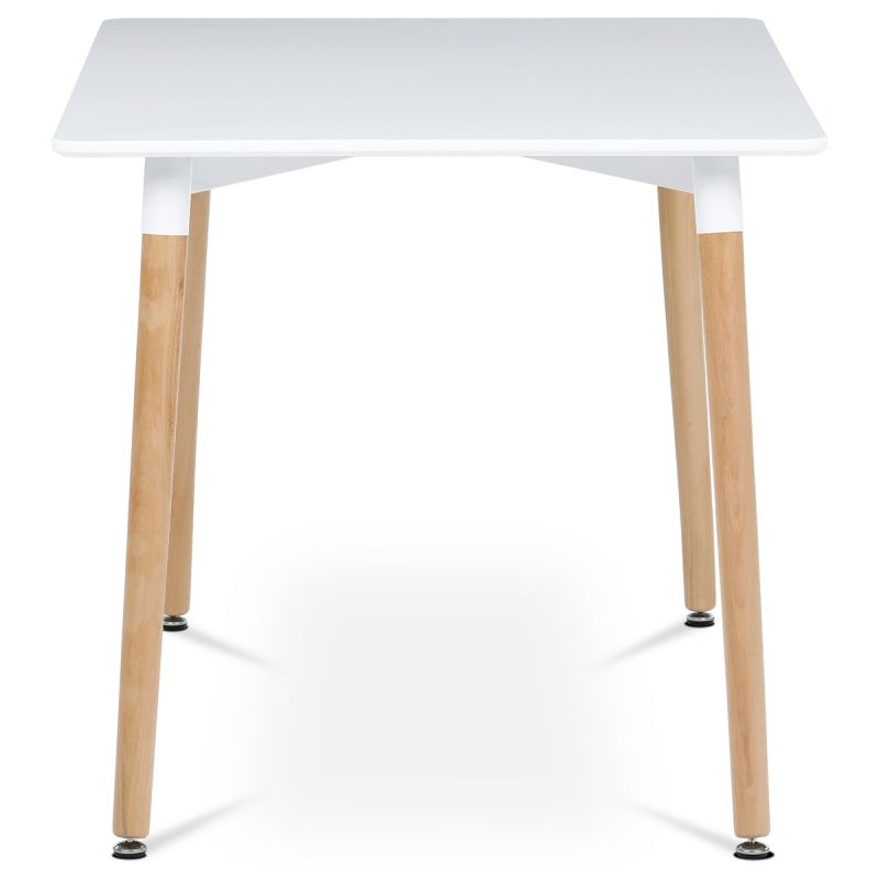 Jedálenský stôl, 120x80cm, MDF, biela, DT-304 WT
