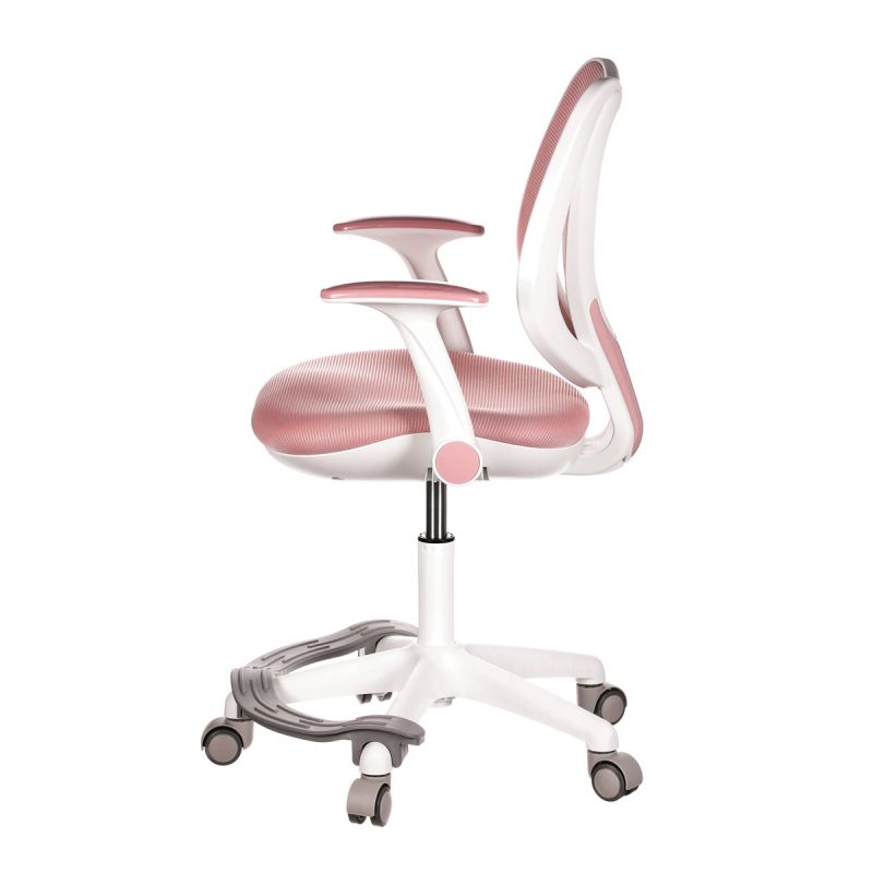 Detská stolička, ružová, sieťovina, 120 kg, KA-C806 PINK