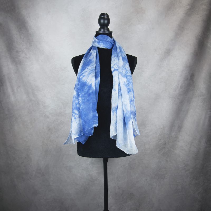 Hodvábny šál LIMITED_028, Vyrobený na Slovensku, 180 x 110cm