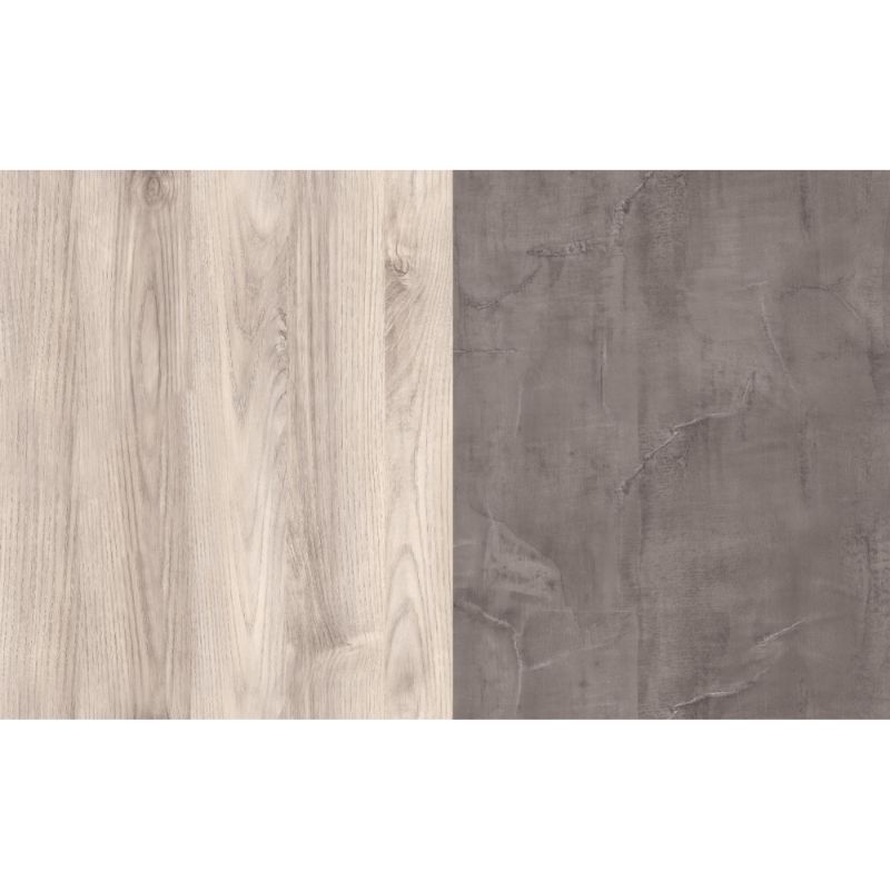 Jedálenský stôl, 132x80cm, rozkladací, DTD, gaštan nairobi, onyx, JESI NEW