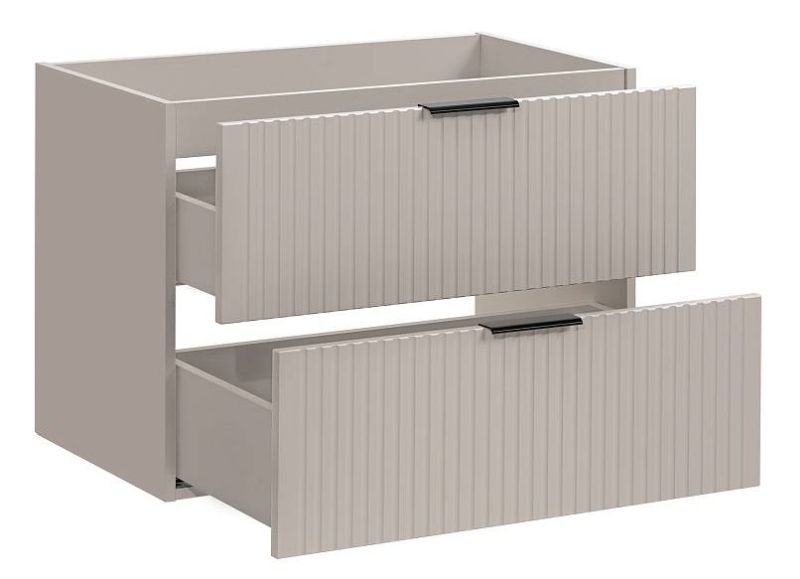 Skrinka pod umývadlo, 80cm, cashmere, ADEL CASHMERE 82-80-B-2S
