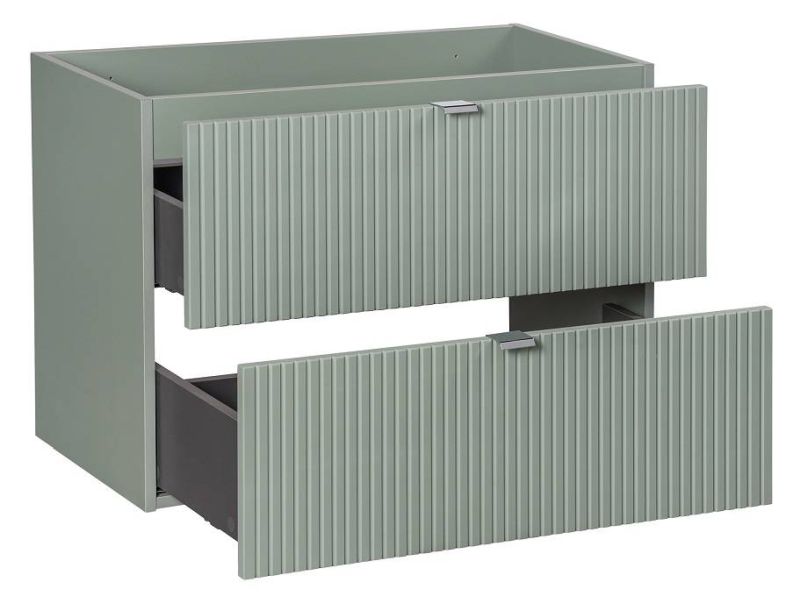 Skrinka pod umývadlo, 80cm, reed green, LINE REED GREEN 82-80-2S