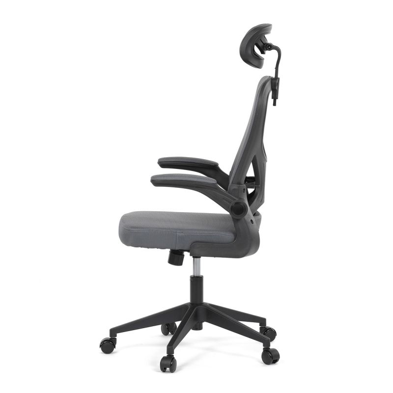 Kancelárska stolička, sivá, sieťovina, 120 kg, KA-K2021 GREY
