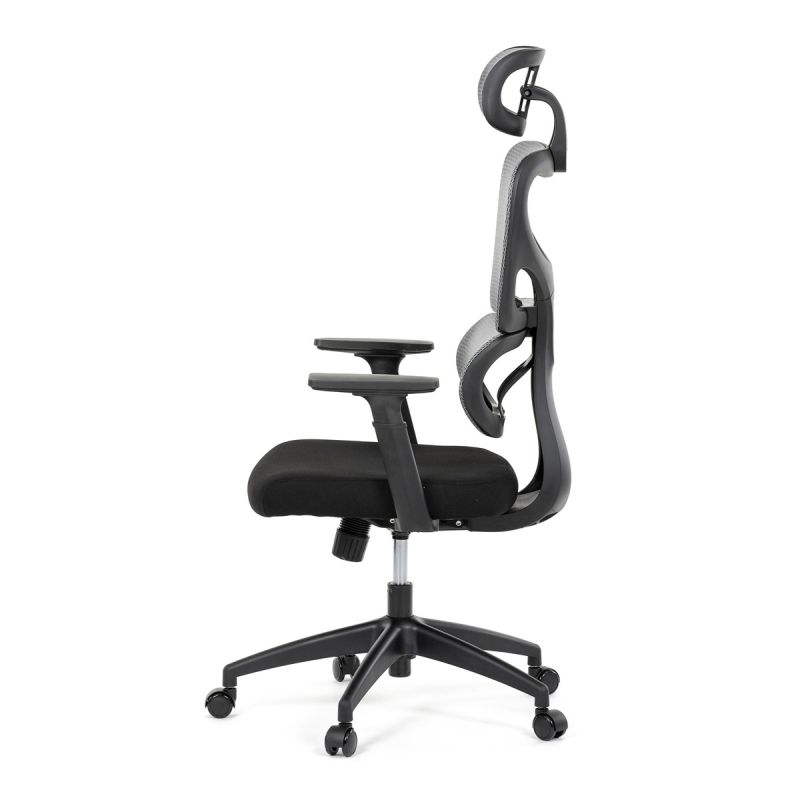 Kancelárska stolička, sivá, sieťovina, 120 kg, KA-K2080 GREY