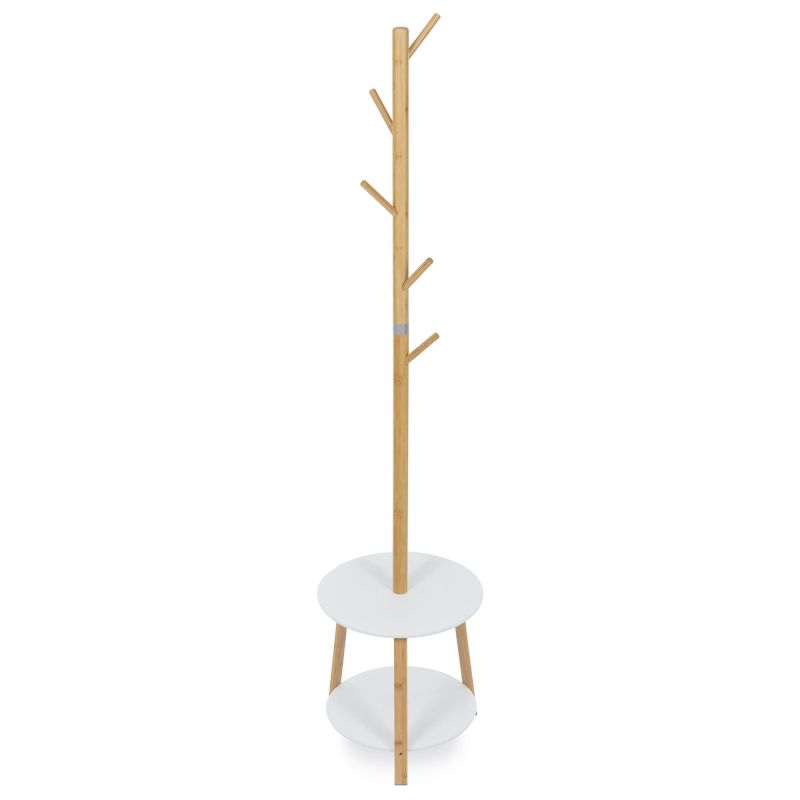 Vešiak stojanový, 174cm, bambus, prírodný, DR-N1004 WT