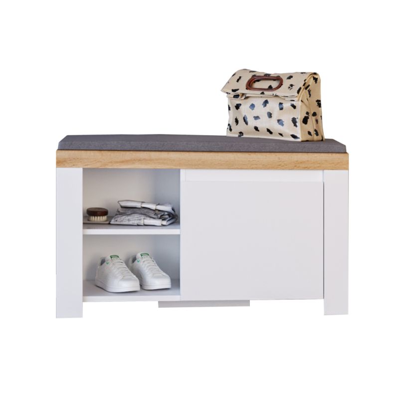 Botník, 93cm, biely, dub wotan, VILGO 1D