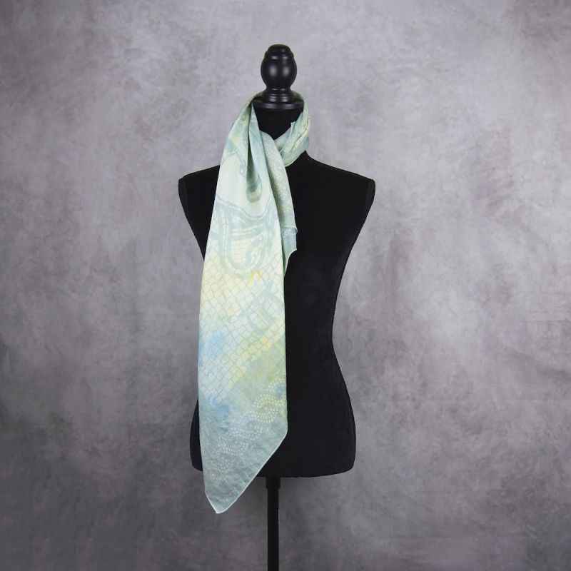 Hodvábna šatka MEDÚZA MIX FARIEB_3, 85 x 85cm, Vyrobená na Slovensku