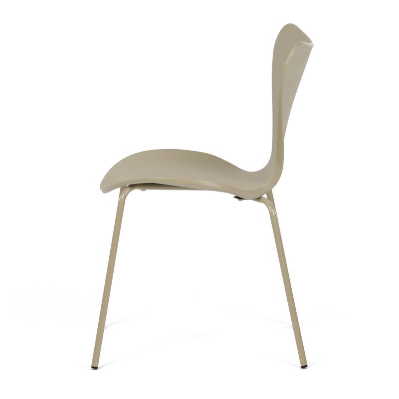 Jedálenská stolička, plast, hnedá, CT-X7034 CAP