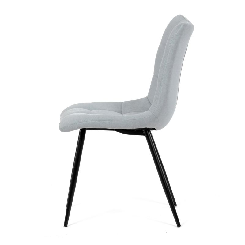 Jedálenská stolička, sivá, látka, DCL-L1094 SIL2