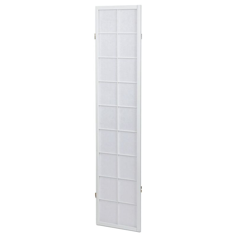 Paraván, 177cm, masív, biely, EF-E804 WT
