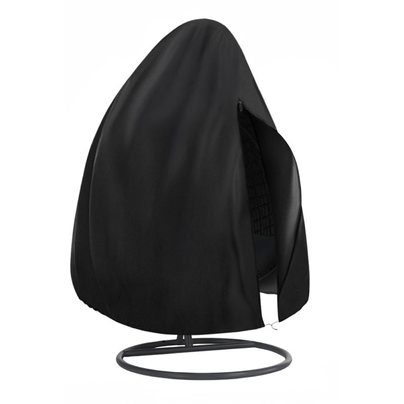 Ochranný obal na závesné kreslo, čierny, KRYTO TYP 1