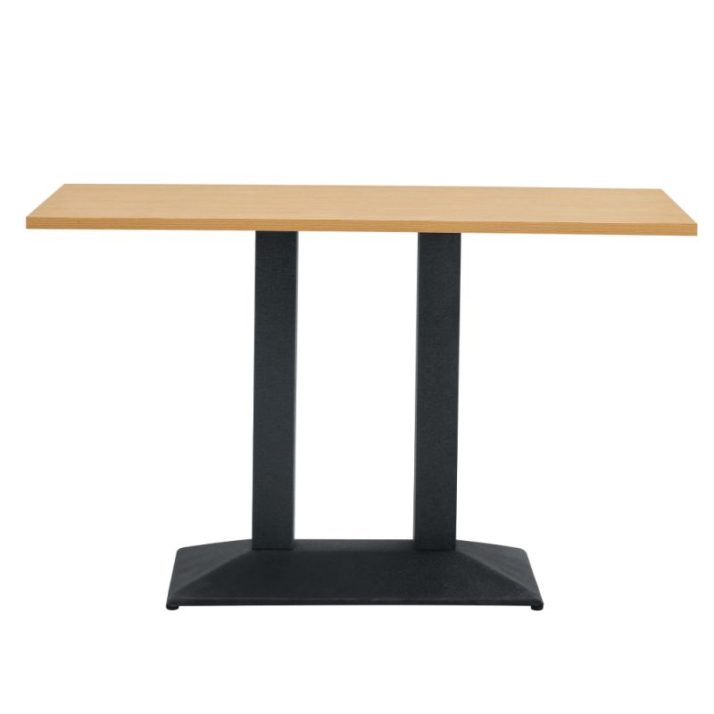 Jedálenský bistro stôl, 120x60cm, DTD, dub, čierny, RINALDO TYP 2