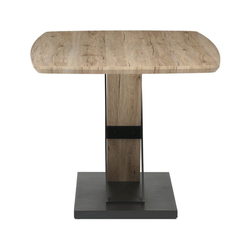 Jedálenský stôl 165x90cm, MDF, kov, dub san remo, HT-W1570 SRE