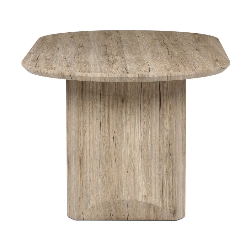 Jedálenský stôl 200x100cm, MDF, dub san remo, HT-W1578 SRE