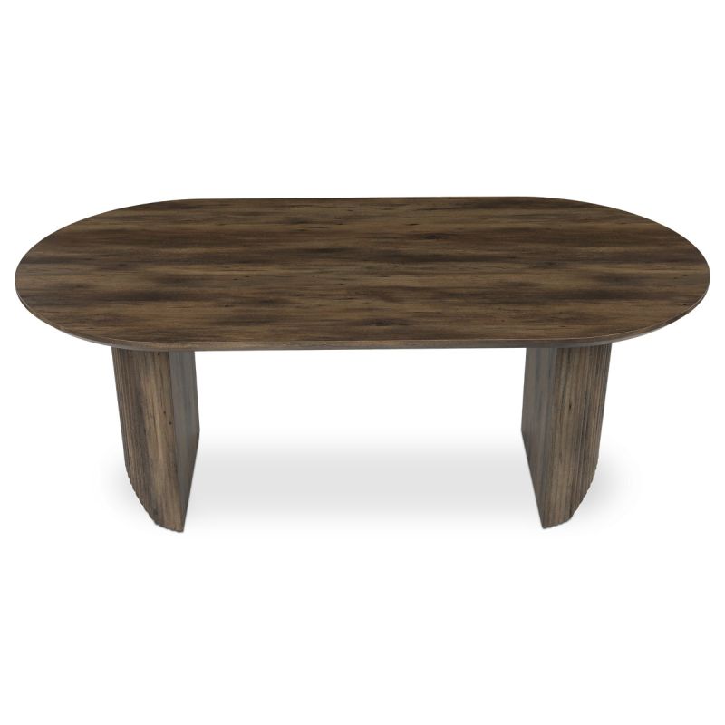 Jedálenský stôl 200x100cm, MDF, orech, HT-W1578 WAL