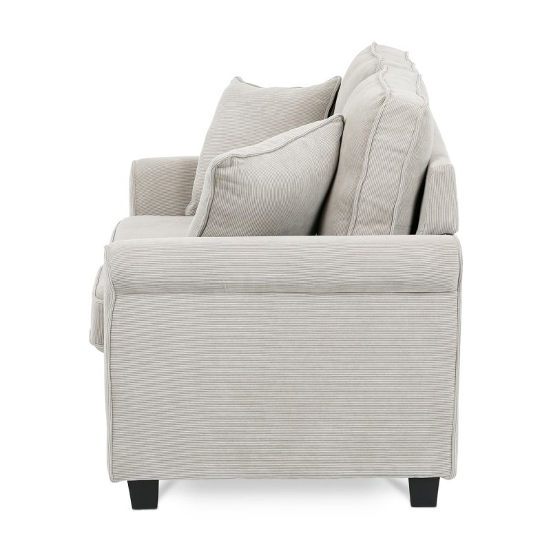 Rozkladacia pohovka, béžová látka, ASB-4170 BGE2