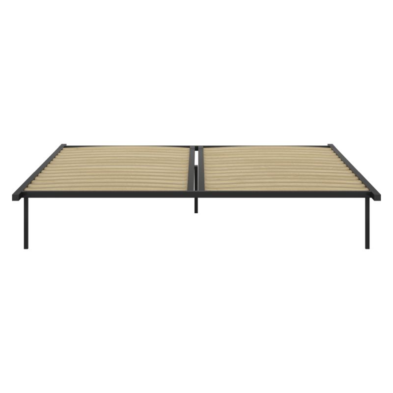 Samonosný rošt, 180x200, čierna, kov/breza, KENTAK