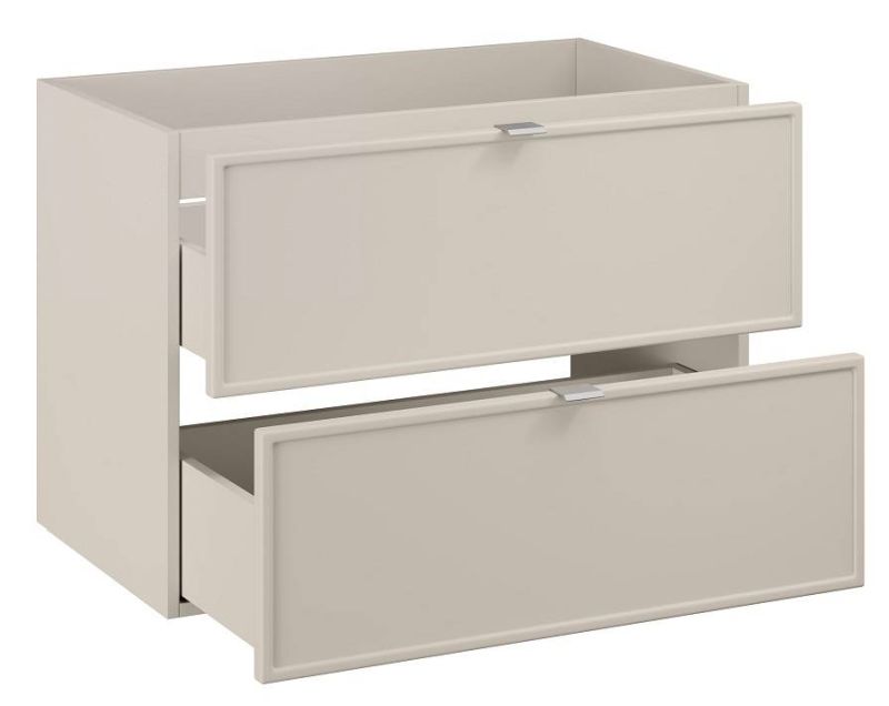 Skrinka pod umývadlo, 80cm, cashmere mat, BELLA 82-80-46-2S