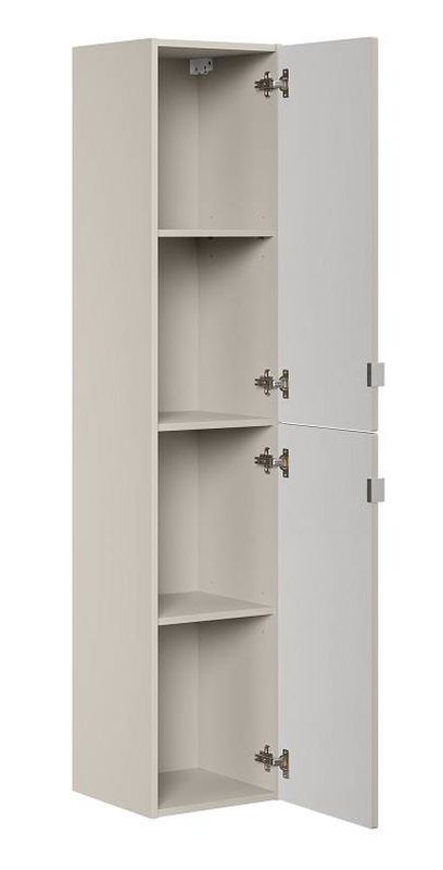 Vysoká skrinka, 35cm, cashmere mat, BELLA 80-35-2D