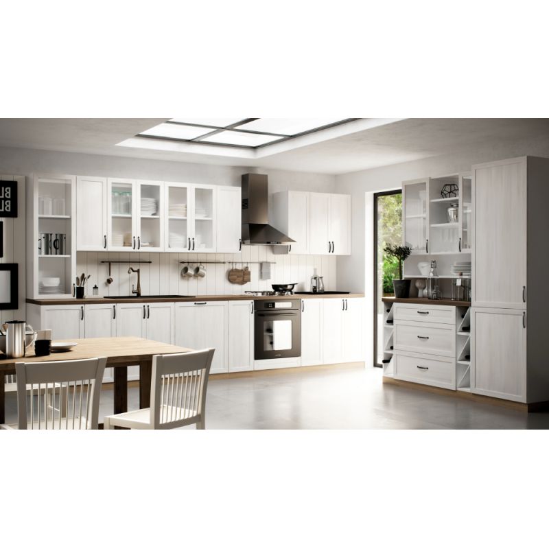 Spodná skrinka otvorená, 20cm, biela, ROYAL D20P