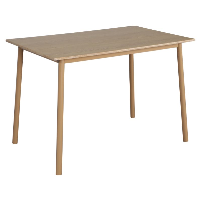 Jedálenský set 1+4, 110x70cm, MDF, dub prírodný, LAMIR