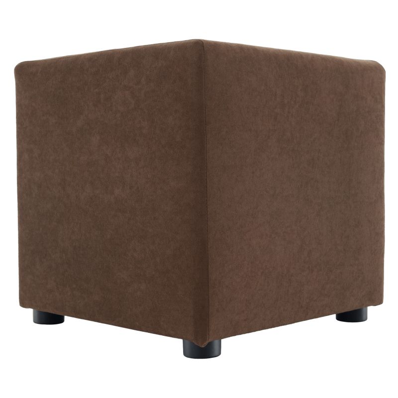 Taburet, 40cm, hnedá látka Alova, REGOR