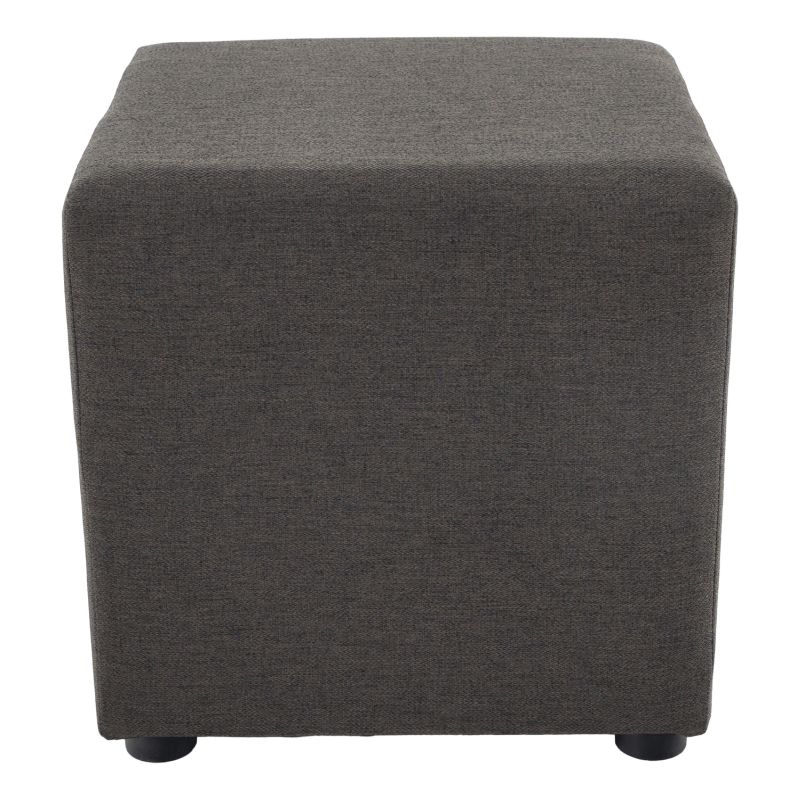 Taburet, 40cm, sivohnedá látka Twist, REGOR