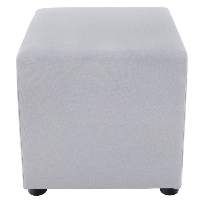 Taburet, 40cm, svetlosivá látka Savana, REGOR