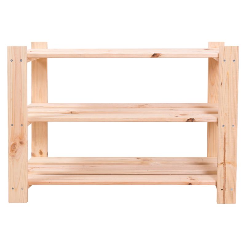 Regál, 80cm, borovica, prírodný, SIMU 550