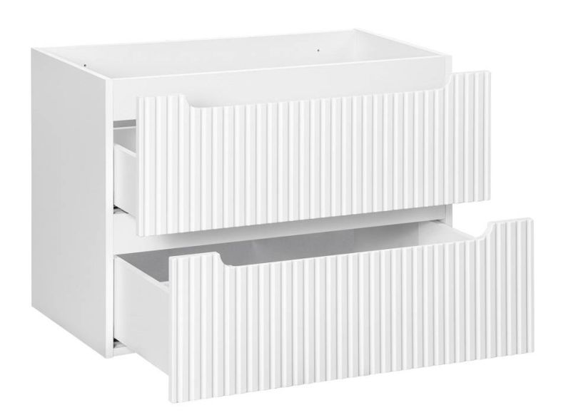 Skrinka pod umývadlo, 80cm, biela, NOVA WHITE 82-80-2S