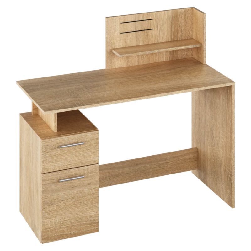 PC stôl, 121x55cm, dub sonoma, PLATON NEW
