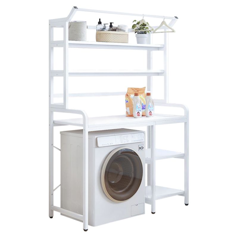 Regál nad práčku, 100cm, biely, JABIR