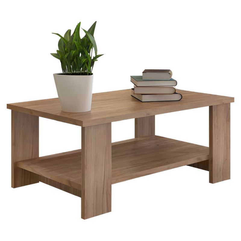 Konferenčný stolík, 90x55cm, dub craft dunkel, BERNARDO