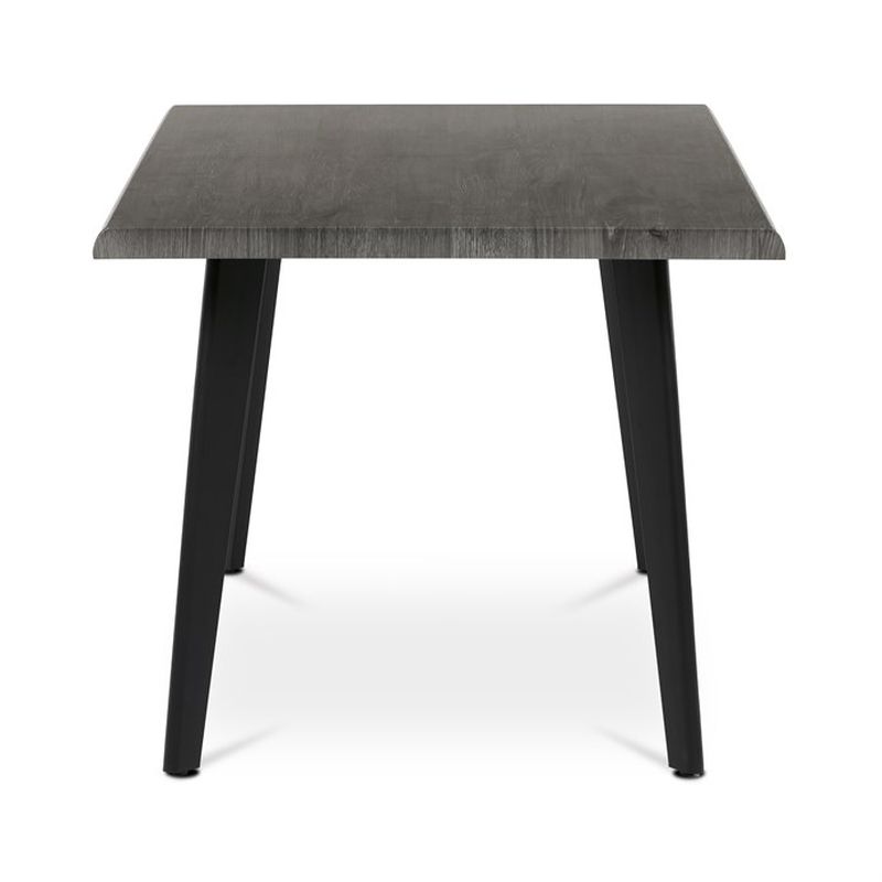 Jedálenský stôl 160x90cm, MDF, kov, sivý dub, HT-F4416 GREY