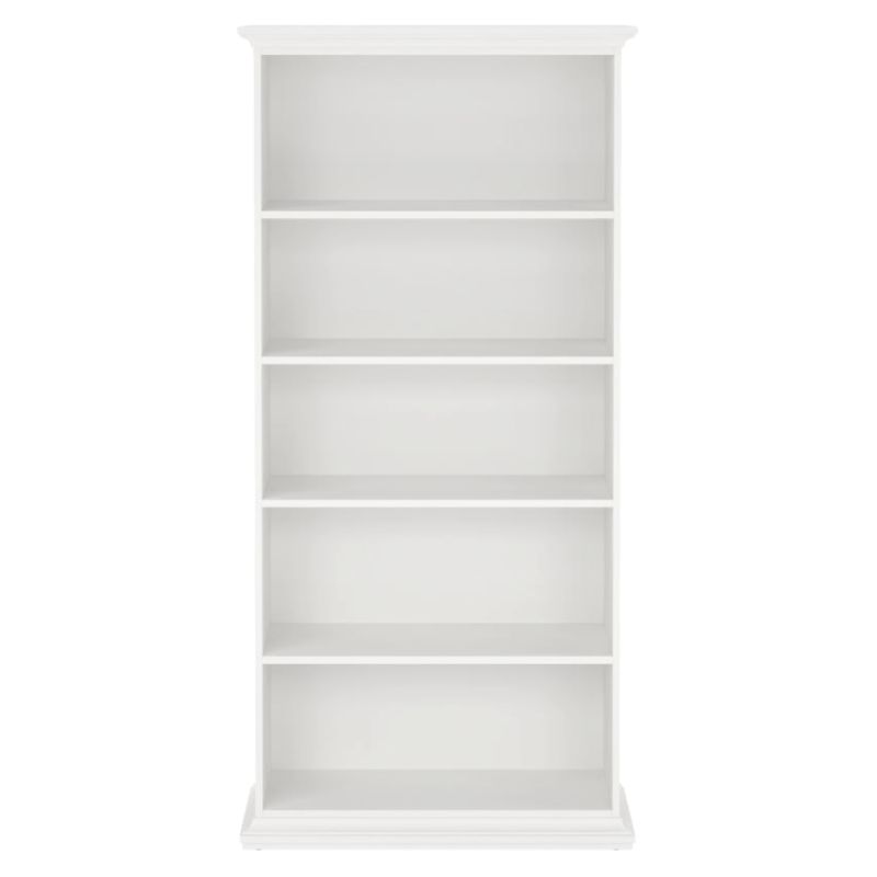 Regál, 96cm, otvorený, biely, PARIS 79864