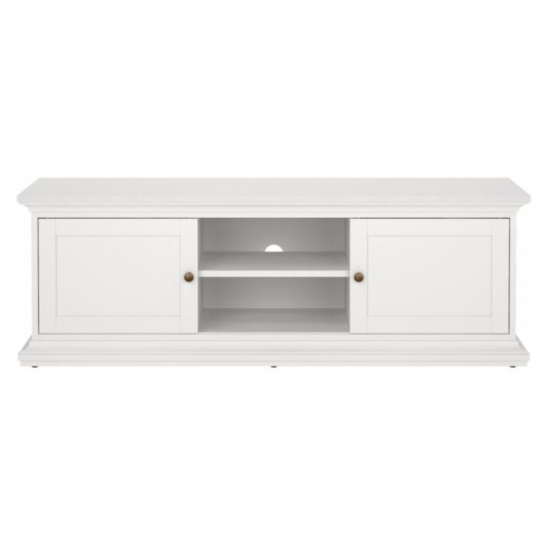 TV stolík, 149cm, biely, PARIS 77810