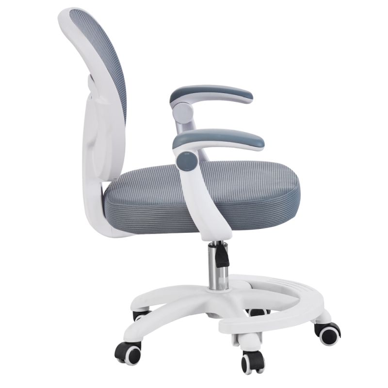 Otočná stolička, sivá sieťovina, TRIXI TYP 2