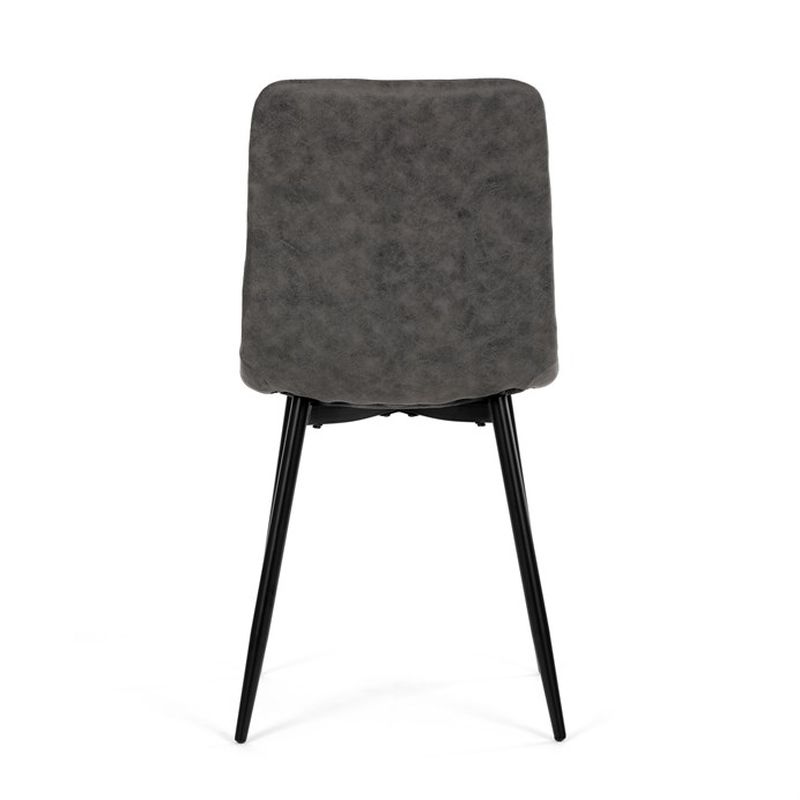 Stolička, čierna, látka vintage, CT-281 BK3