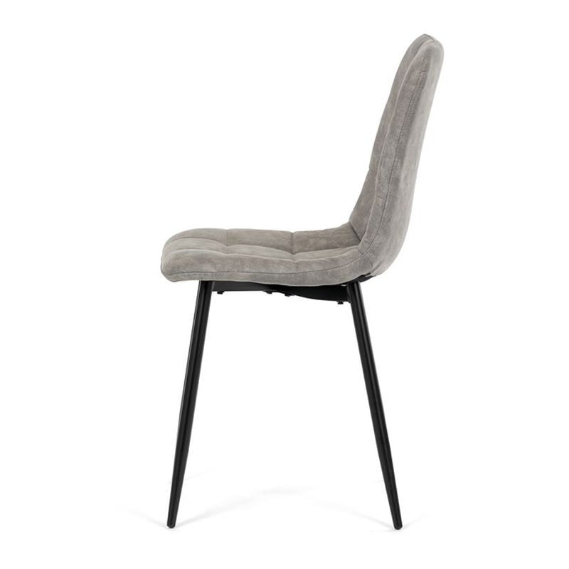 Stolička, sivá, látka vintage, CT-281 GREY3